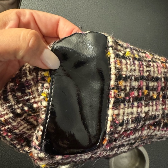 Coach Tweed Tote with Black Accents - Picture 7 of 12